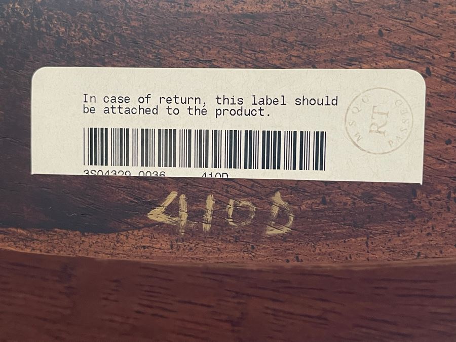 Stunning 4.5' Round Coffee Table With Gilt Brass Ormolu Mounts Glass Top Considered To Be Maitland-Smith 24.5'H [Photo 17]