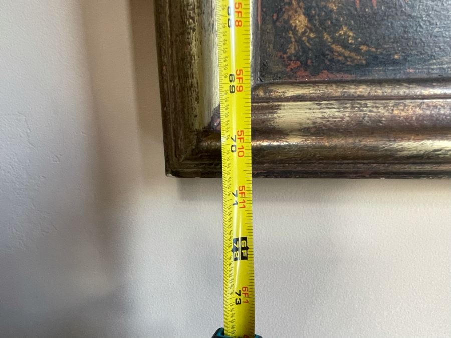 Large Exquisite Wooden Wall Mirror With Antiqued Glass 45'W X 70.5'H (1 Of 2) [Photo 13]