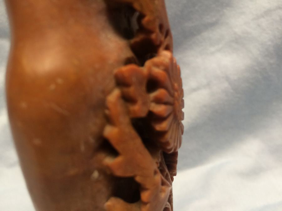 Chinese Hand Carved Soapstone Carving Vase [Photo 14]