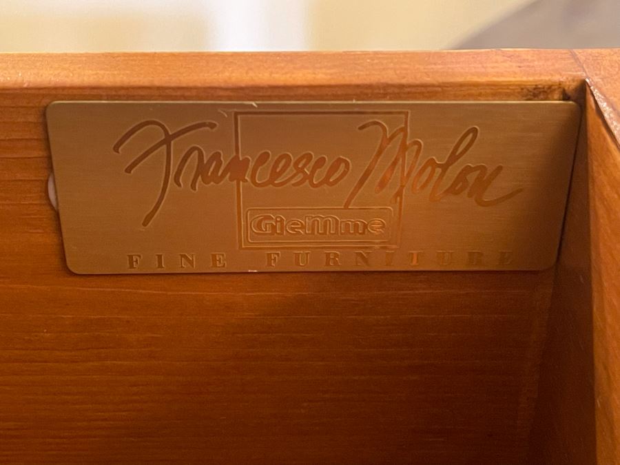 Stunning Francesco Molon Giemme Fine Furniture Wooden Buffet Sideboard Credenza 97'W X 22'D X 43'H [Photo 11]