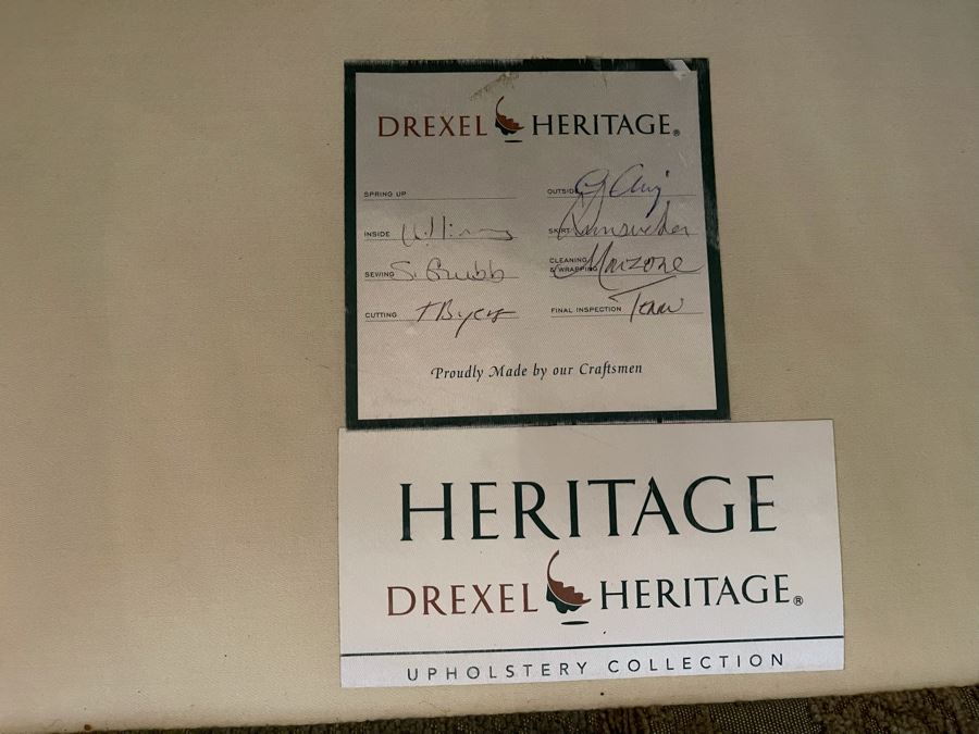 Drexel Heritage Upholstered Sectional Sofa 10'10' X 10'10' [Photo 11]