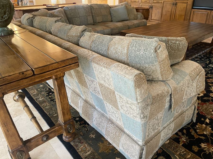 Drexel Heritage Upholstered Sectional Sofa 10'10' X 10'10' [Photo 6]