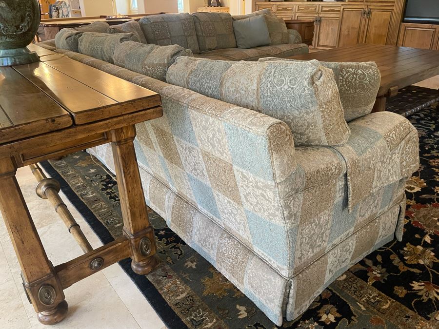 Drexel Heritage Upholstered Sectional Sofa 10'10' X 10'10' [Photo 7]