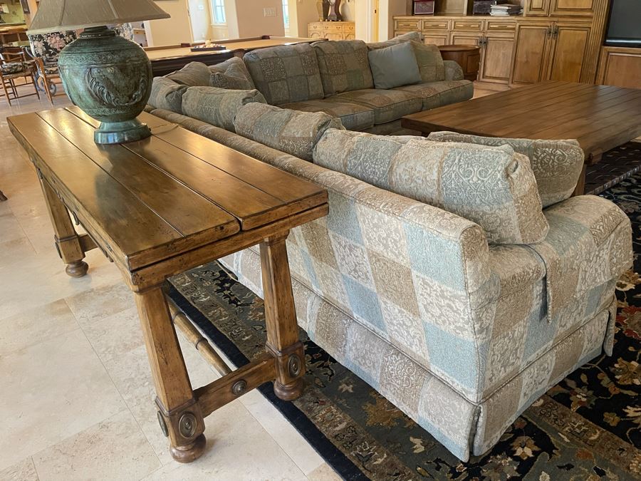 Drexel Heritage Upholstered Sectional Sofa 10'10' X 10'10' [Photo 8]