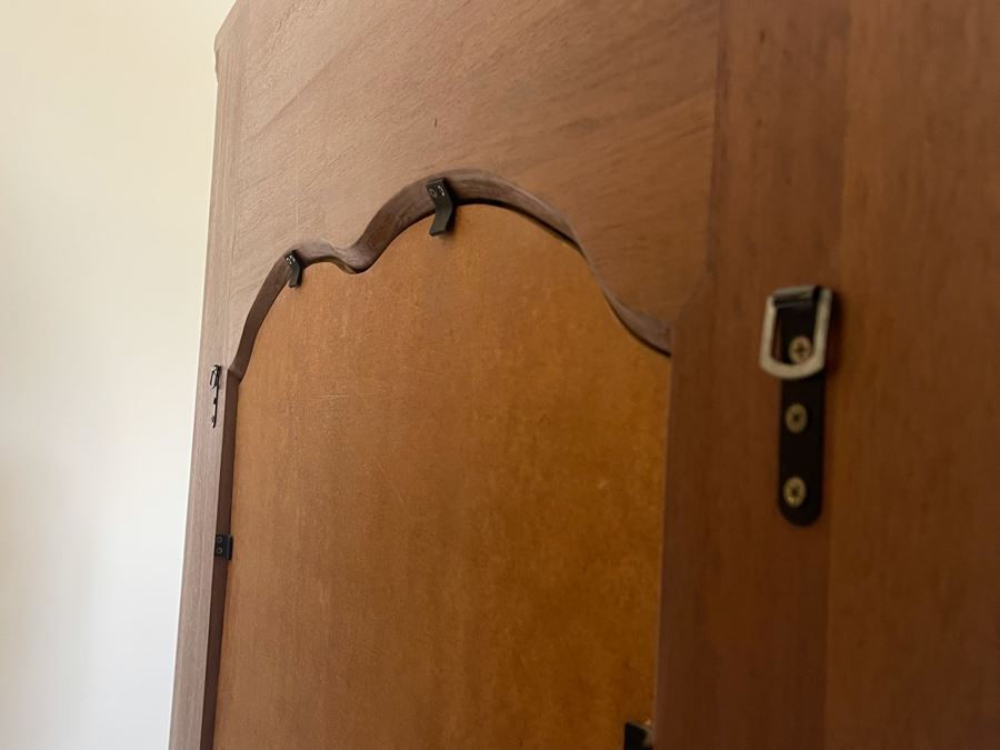 Full Length Wooden Beveled Glass Wall Mirror 4'W X 7'6'H [Photo 7]