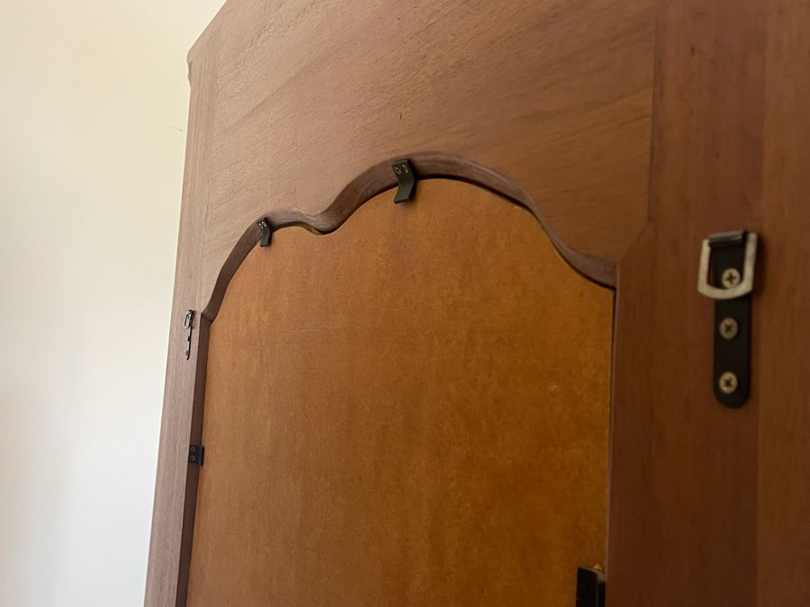 Full Length Wooden Beveled Glass Wall Mirror 4'W X 7'6'H [Photo 8]