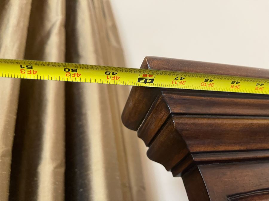 Full Length Wooden Beveled Glass Wall Mirror 4'W X 7'6'H [Photo 16]