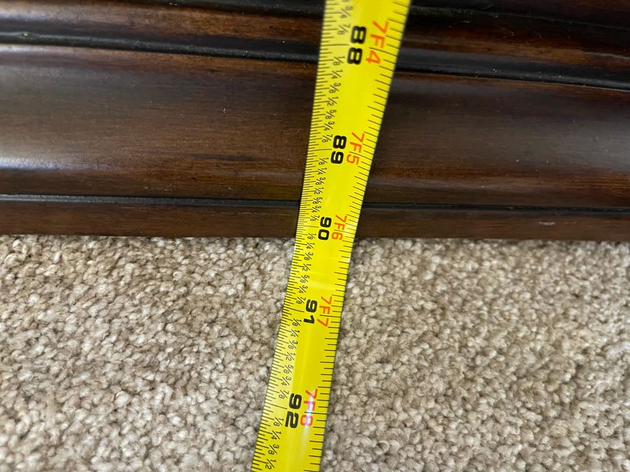 Full Length Wooden Beveled Glass Wall Mirror 4'W X 7'6'H [Photo 15]