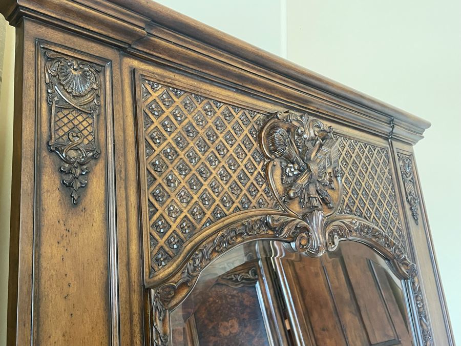 Full Length Wooden Beveled Glass Wall Mirror 4'W X 7'6'H [Photo 9]