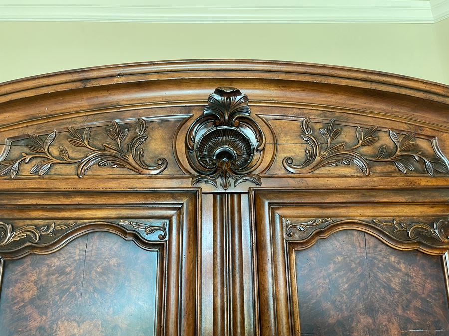 Stunning Henredon Gentleman's Dresser Armoire Cabinet 5'1'W X 26'D X 8'6'H [Photo 13]