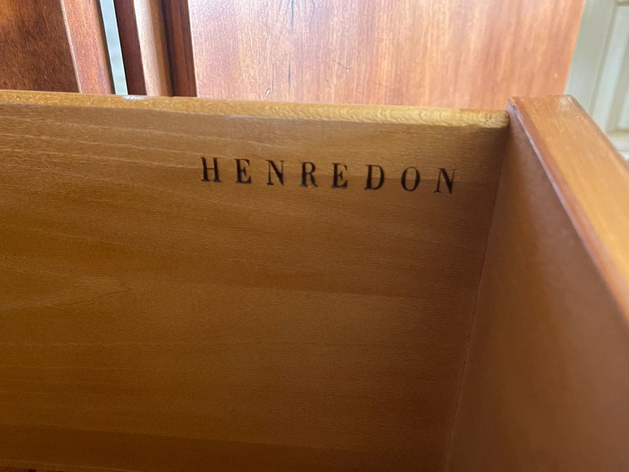 Stunning Henredon Gentleman's Dresser Armoire Cabinet 5'1'W X 26'D X 8'6'H [Photo 22]