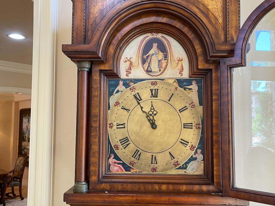 Maitland-Smith Grandfather Clock Working 18'W X 11'D X 8'3'H [Photo 5]