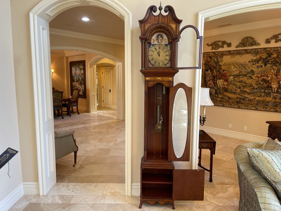 Maitland-Smith Grandfather Clock Working 18'W X 11'D X 8'3'H [Photo 7]
