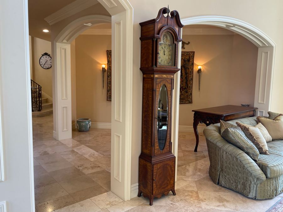 Maitland-Smith Grandfather Clock Working 18'W X 11'D X 8'3'H [Photo 21]