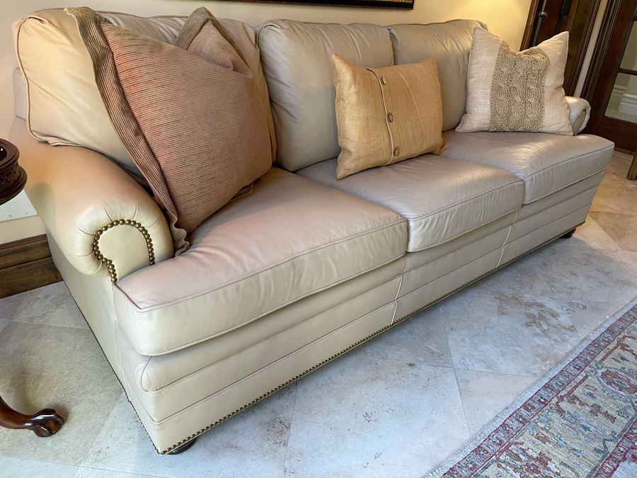 Hancock & Moore Fine Furniture Leather Sleeper Sofa [Photo 6]