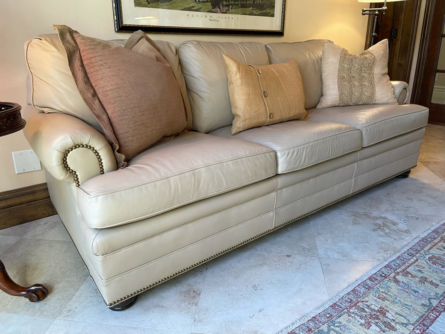 Hancock & Moore Fine Furniture Leather Sleeper Sofa [Photo 7]