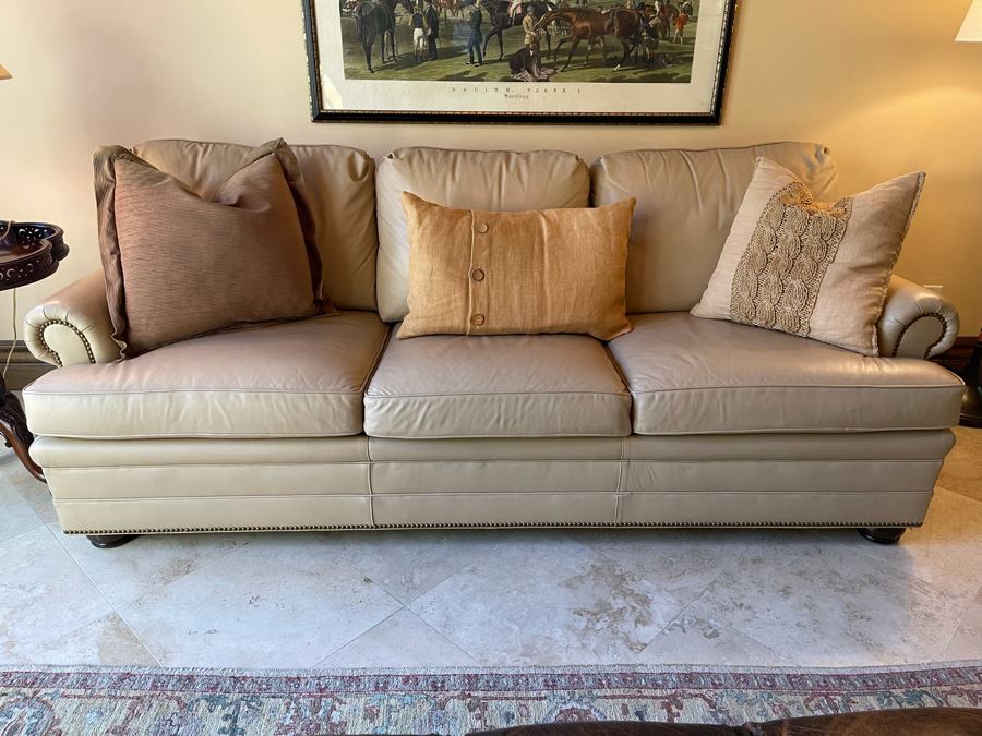 Hancock & Moore Fine Furniture Leather Sleeper Sofa [Photo 4]