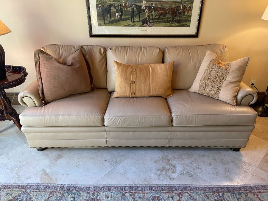 Hancock & Moore Fine Furniture Leather Sleeper Sofa [Photo 8]