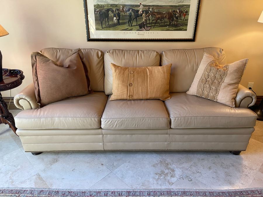 Hancock & Moore Fine Furniture Leather Sleeper Sofa [Photo 9]