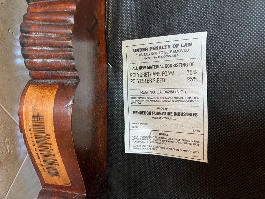 Stunning Henredon Furniture Wooden Parquetry Gaming Table 3'6'W With Four Henredon Wooden Cane Back Chairs [Photo 22]