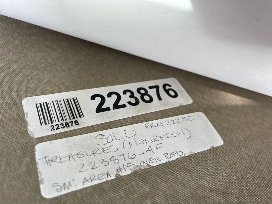 CORRECTION: 'Original Portrait Oil Painting On Canvas' In Beautiful Frame With Certificate Of Authenticity - Frame Measures 36W X 38H [Photo 10]