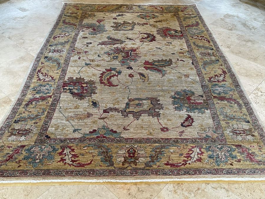 Hand Knotted Wool Area Rug 6'1' X 8'10' [Photo 4]