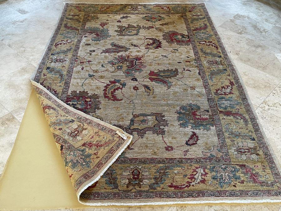 Hand Knotted Wool Area Rug 6'1' X 8'10' [Photo 7]