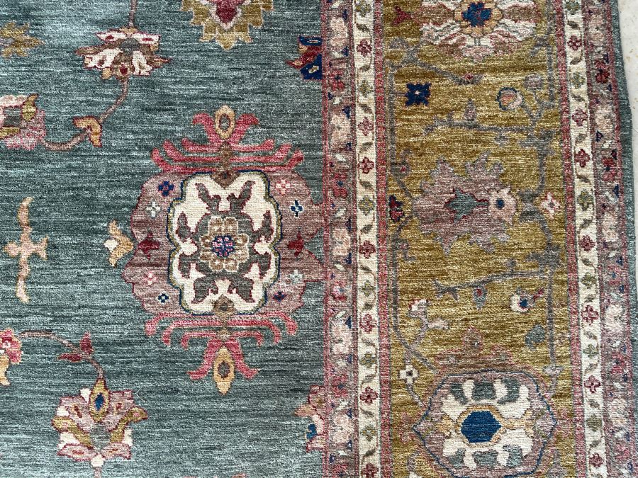 Large 15'4' X 11'3' Hand Knotted Fine Wool Persian Area Rug [Photo 15]