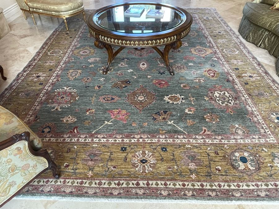 Large 15'4' X 11'3' Hand Knotted Fine Wool Persian Area Rug [Photo 3]