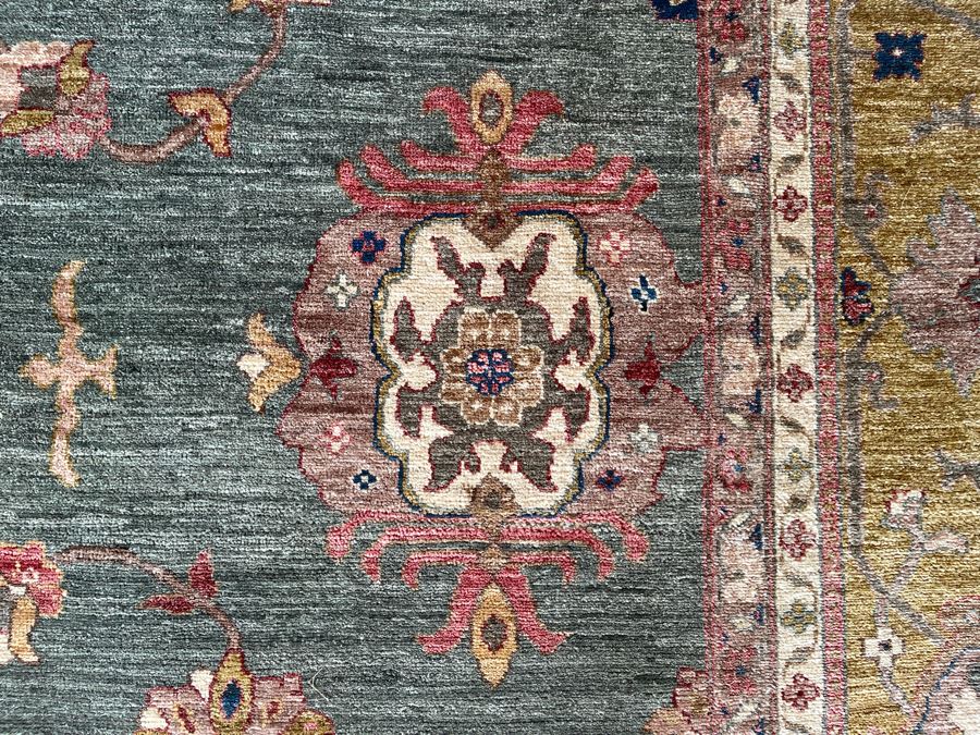 Large 15'4' X 11'3' Hand Knotted Fine Wool Persian Area Rug [Photo 14]