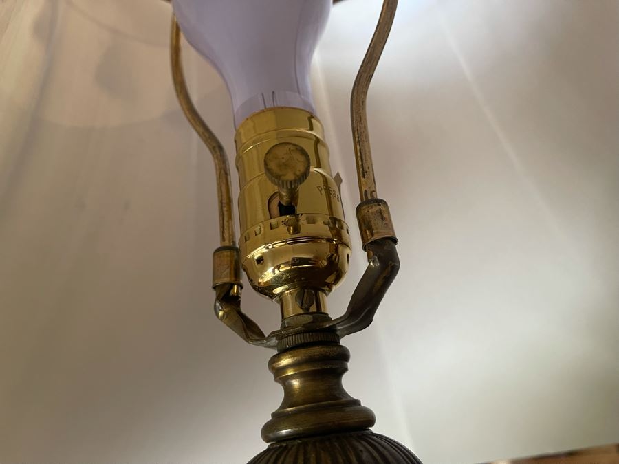 Copper Patina Metal Table Lamp [Photo 5]