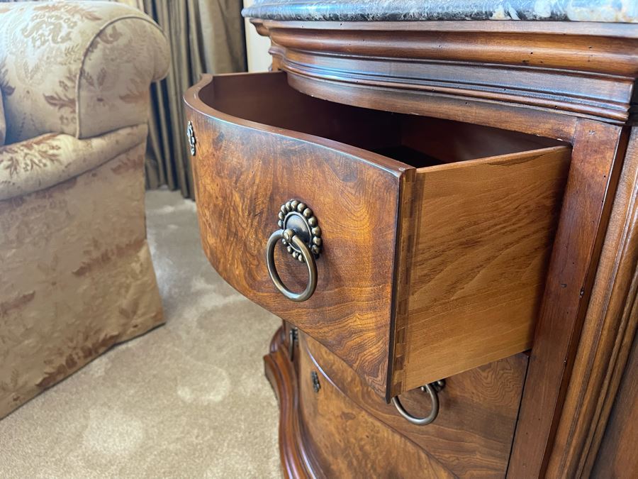 Pair Of Henredon Wooden Nightstands 48W X 24D X 34H [Photo 8]