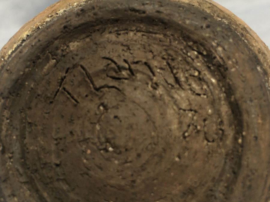 Small Signed Pottery Piece [Photo 11]