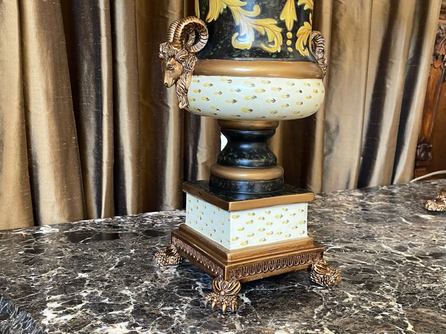 Pair Of John-Richard Metal Table Lamps 34H [Photo 8]