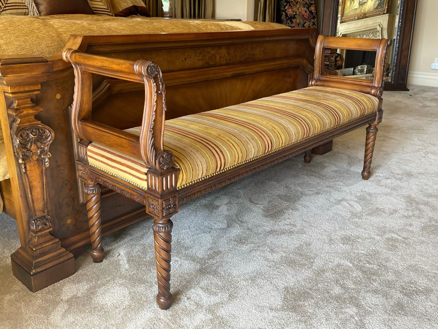 Henredon Upholstered Bench 67W X 17D X 32H [Photo 8]