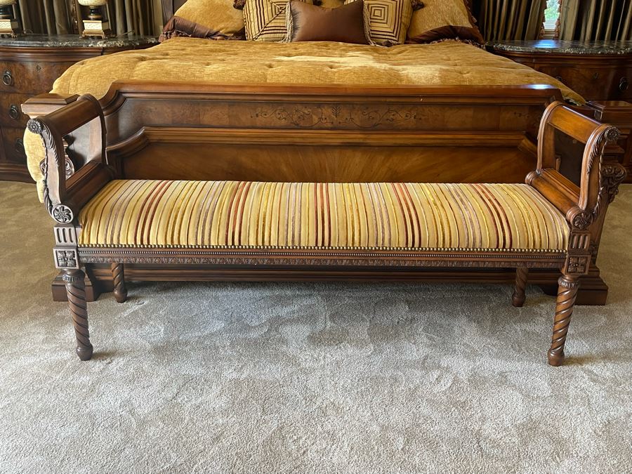 Henredon Upholstered Bench 67W X 17D X 32H [Photo 4]