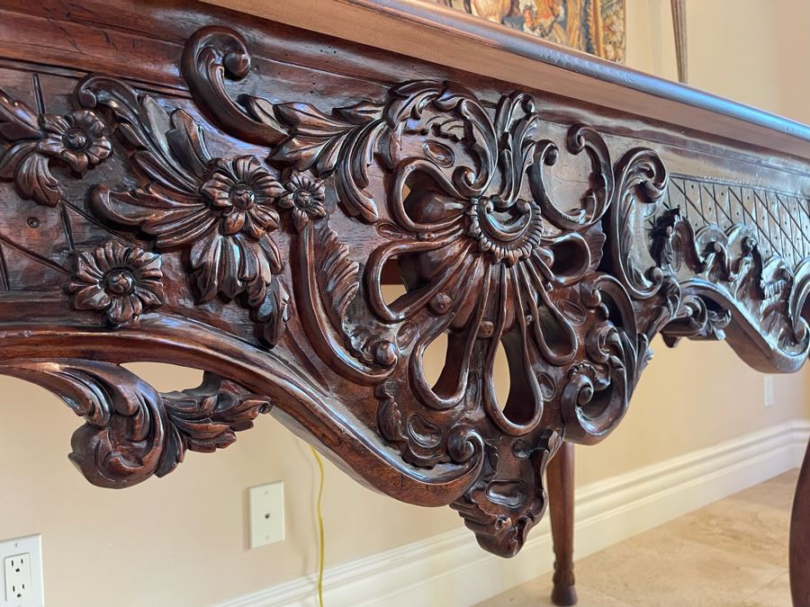 Stunning Henredon Furniture Wooden Parquetry Top Table 5'9'W X 30D X 37H [Photo 19]