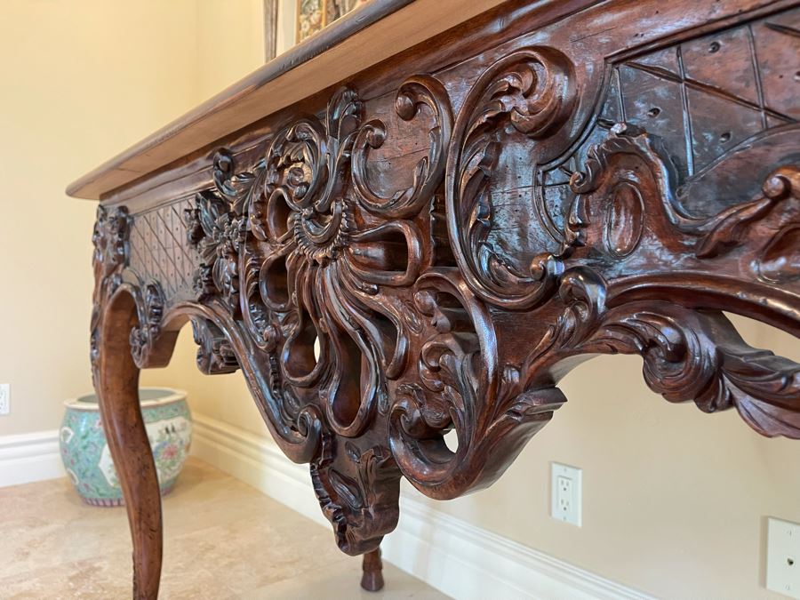 Stunning Henredon Furniture Wooden Parquetry Top Table 5'9'W X 30D X 37H [Photo 20]