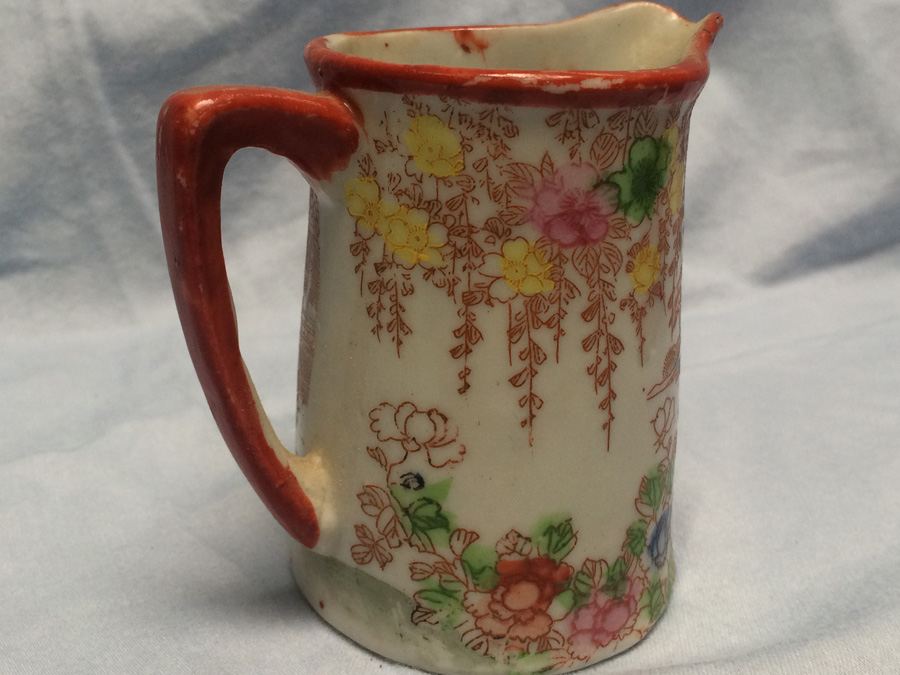 Small Hand Painted Geisha Ware Girl Pitcher [Photo 11]