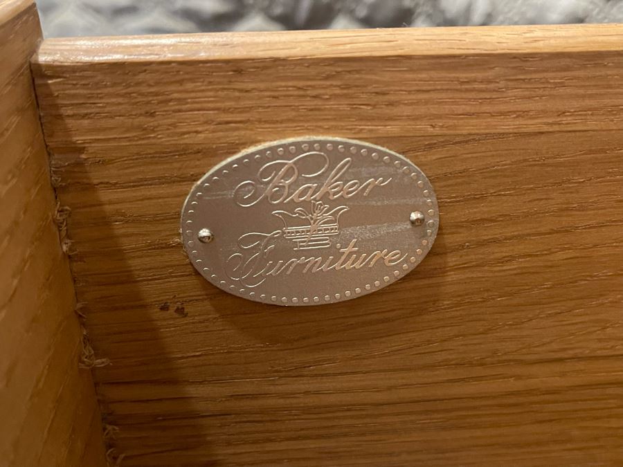 Baker Furniture Wooden Chest Of Drawers 3'3'W X 19D X 32H [Photo 7]