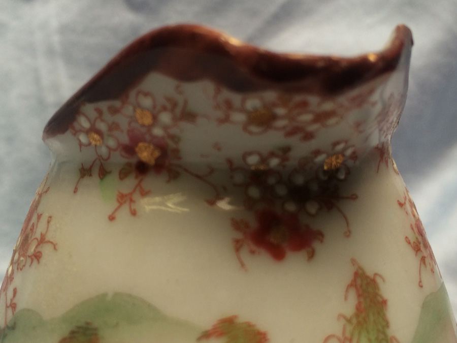 Small Hand Painted Geisha Ware Girl Pitcher [Photo 7]