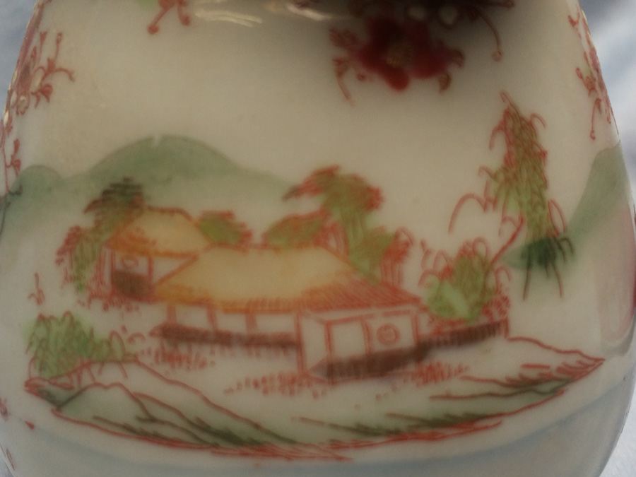 Small Hand Painted Geisha Ware Girl Pitcher [Photo 8]