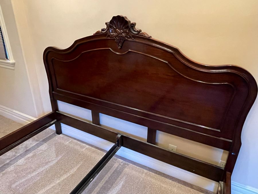 Wooden Cal King Bed Frame (Mattress Not Included) [Photo 6]