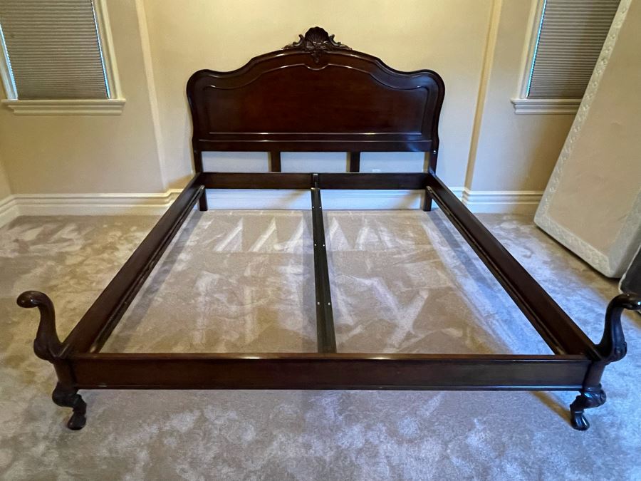Wooden Cal King Bed Frame (Mattress Not Included) [Photo 4]