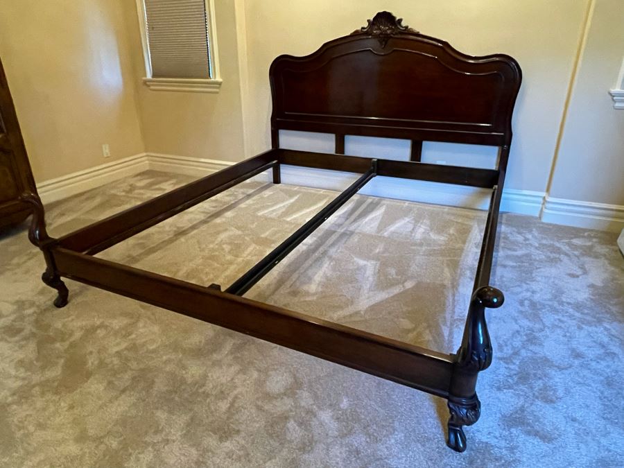 Wooden Cal King Bed Frame (Mattress Not Included)