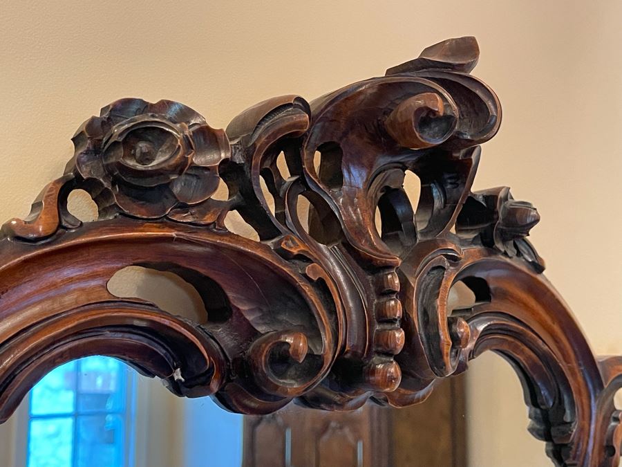 Stunning Wooden Wall Mirror 5'7'W X 40H [Photo 7]