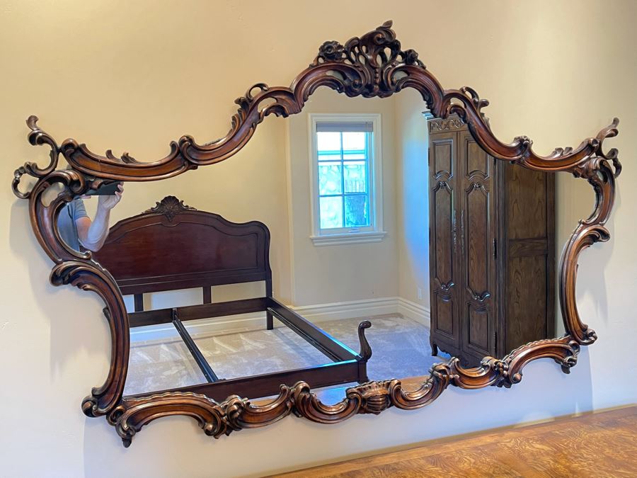 Stunning Wooden Wall Mirror 5'7'W X 40H [Photo 2]