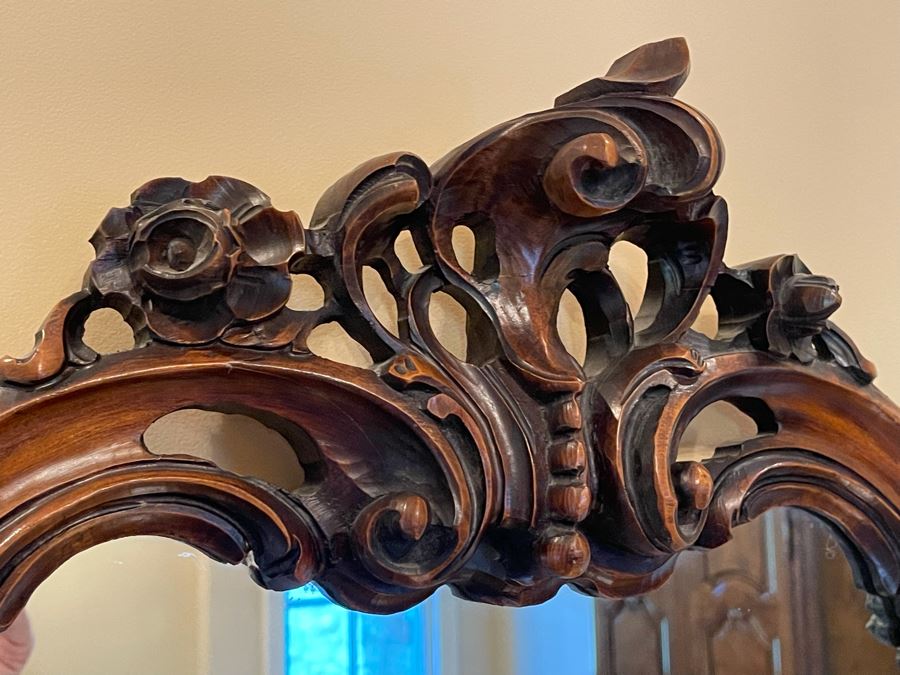 Stunning Wooden Wall Mirror 5'7'W X 40H [Photo 6]