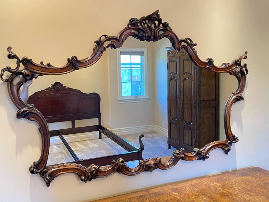 Stunning Wooden Wall Mirror 5'7'W X 40H [Photo 3]