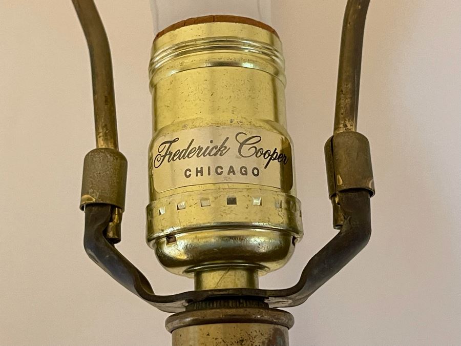 Frederick Cooper Brass Table Lamp 28H [Photo 4]